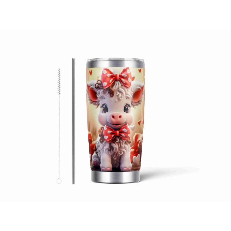 20oz Stainless Tumbler w/ Magnet Sliding Lid- Printed direct to Tumbler 205