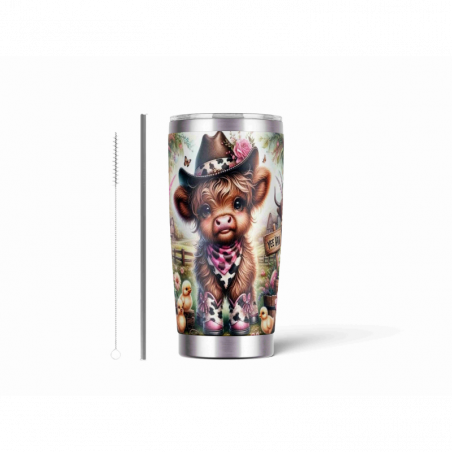 20oz Stainless Tumbler w/ Magnet Sliding Lid- Printed direct to Tumbler 209