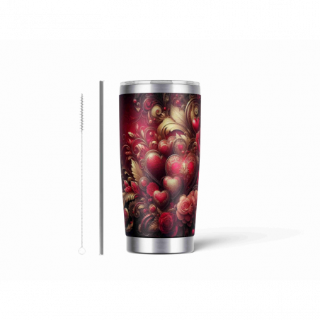 20oz Stainless Tumbler w/ Magnet Sliding Lid- Printed direct to Tumbler 211