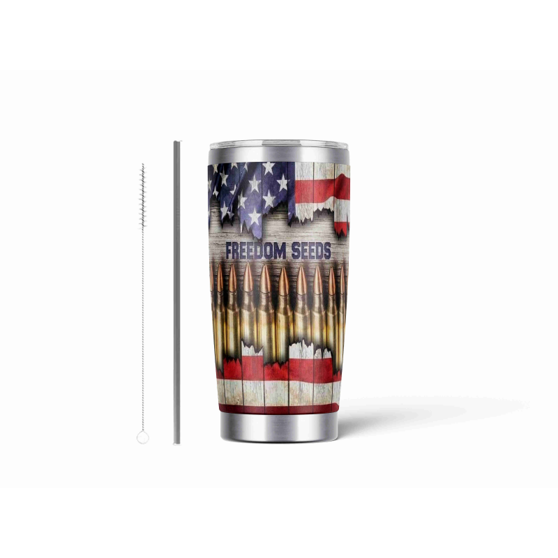 20oz Stainless Tumbler w/ Magnet Sliding Lid- Printed direct to Tumbler 215