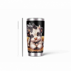 20oz Stainless Tumbler w/ Magnet Sliding Lid- Printed direct to Tumbler 219