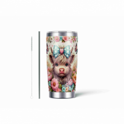 20oz Stainless Tumbler w/ Magnet Sliding Lid- Printed direct to Tumbler 221