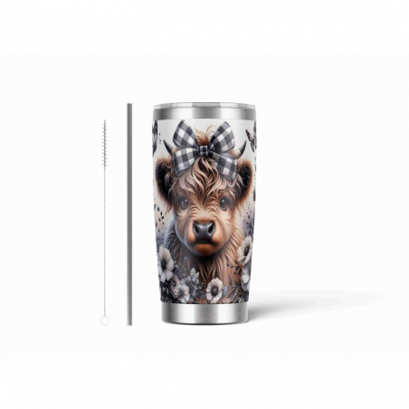 20oz Stainless Tumbler w/ Magnet Sliding Lid- Printed direct to Tumbler 222