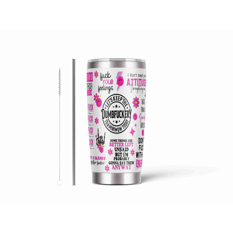 20oz Stainless Tumbler w/ Magnet Sliding Lid- Printed direct to Tumbler 225