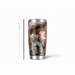 20oz Stainless Tumbler w/ Magnet Sliding Lid- Printed direct to Tumbler 233