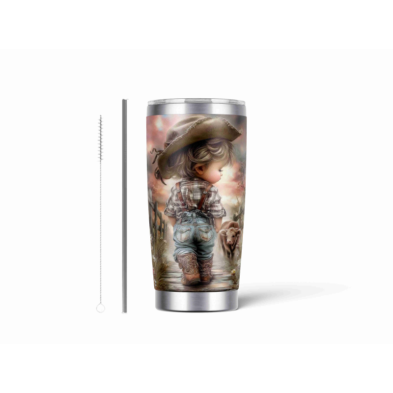 20oz Stainless Tumbler w/ Magnet Sliding Lid- Printed direct to Tumbler 233