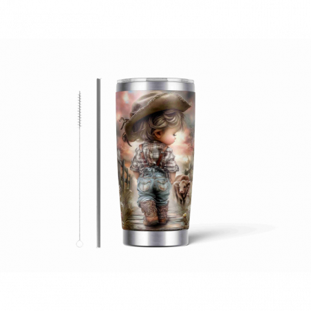 20oz Stainless Tumbler w/ Magnet Sliding Lid- Printed direct to Tumbler 233