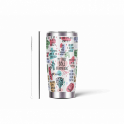 20oz Stainless Tumbler w/ Magnet Sliding Lid- Printed direct to Tumbler 242