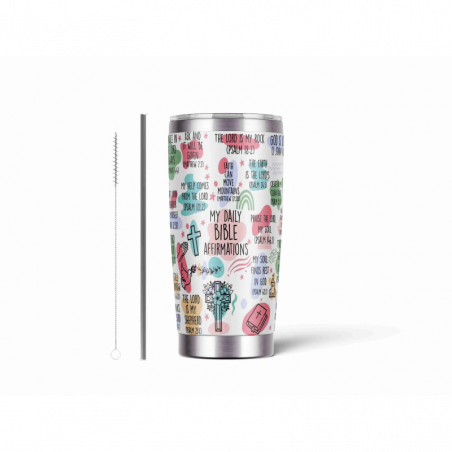 20oz Stainless Tumbler w/ Magnet Sliding Lid- Printed direct to Tumbler 242