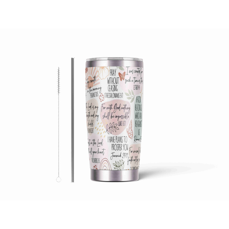 20oz Stainless Tumbler w/ Magnet Sliding Lid- Printed direct to Tumbler 243