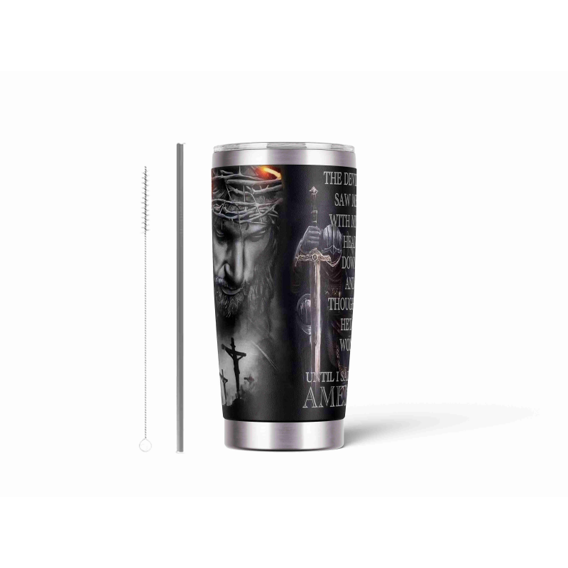 20oz Stainless Tumbler w/ Magnet Sliding Lid- Printed direct to Tumbler 255