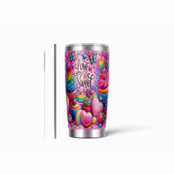 20oz Stainless Tumbler w/ Magnet Sliding Lid- Printed direct to Tumbler 279