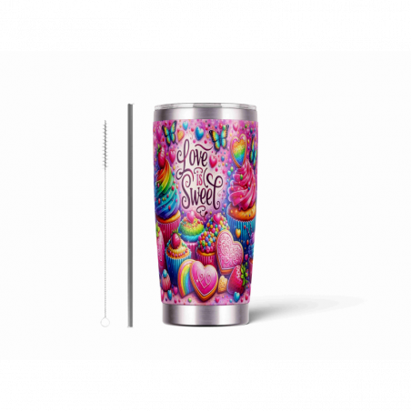20oz Stainless Tumbler w/ Magnet Sliding Lid- Printed direct to Tumbler 279