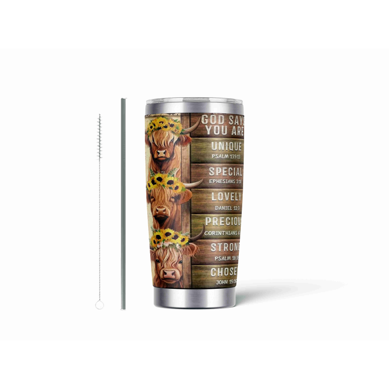 20oz Stainless Tumbler w/ Magnet Sliding Lid- Printed direct to Tumbler 284