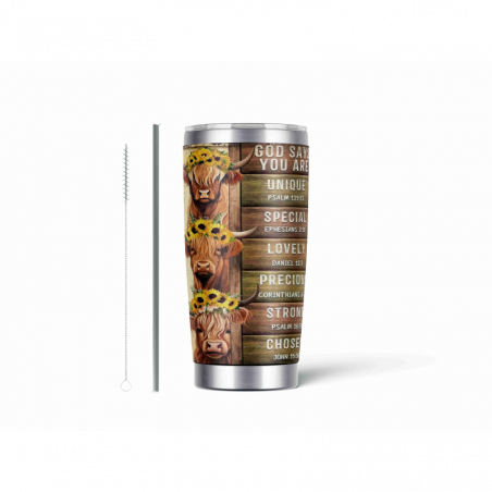 20oz Stainless Tumbler w/ Magnet Sliding Lid- Printed direct to Tumbler 284