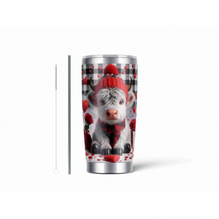 20oz Stainless Tumbler w/ Magnet Sliding Lid- Printed direct to Tumbler 286
