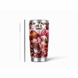 20oz Stainless Tumbler w/ Magnet Sliding Lid- Printed direct to Tumbler 287