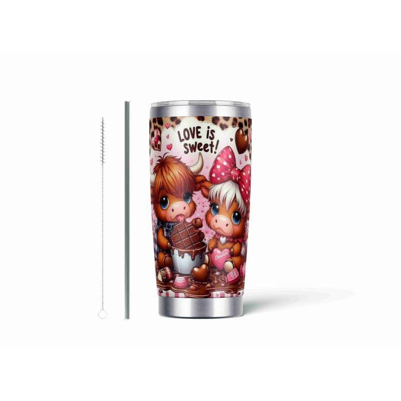 20oz Stainless Tumbler w/ Magnet Sliding Lid- Printed direct to Tumbler 287