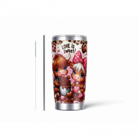 20oz Stainless Tumbler w/ Magnet Sliding Lid- Printed direct to Tumbler 287