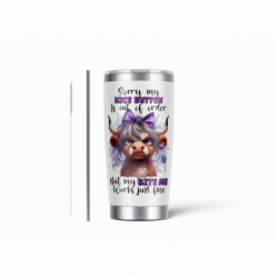 20oz Stainless Tumbler w/ Magnet Sliding Lid- Printed direct to Tumbler 289