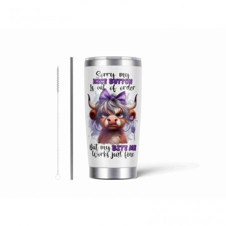 20oz Stainless Tumbler w/ Magnet Sliding Lid- Printed direct to Tumbler 289