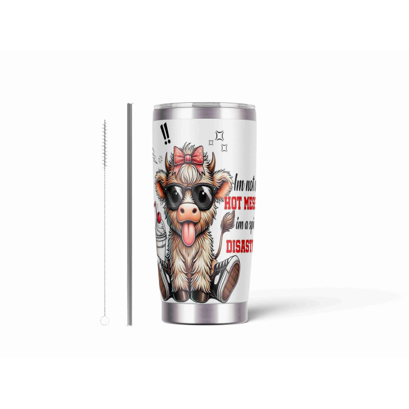 20oz Stainless Tumbler w/ Magnet Sliding Lid- Printed direct to Tumbler 294