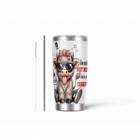 20oz Stainless Tumbler w/ Magnet Sliding Lid- Printed direct to Tumbler 294