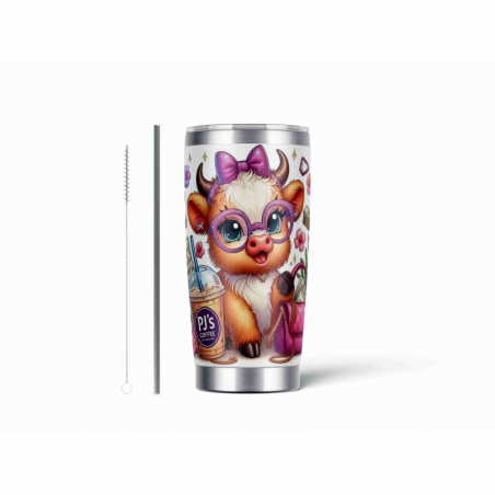 20oz Stainless Tumbler w/ Magnet Sliding Lid- Printed direct to Tumbler 296
